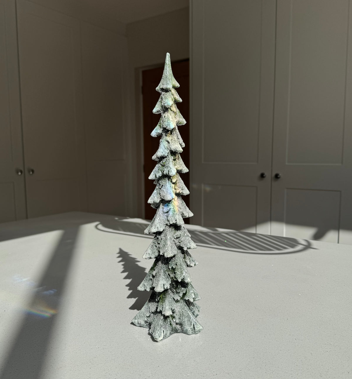 Slim Frosted Forest Christmas Tree – 39cm or 47cm