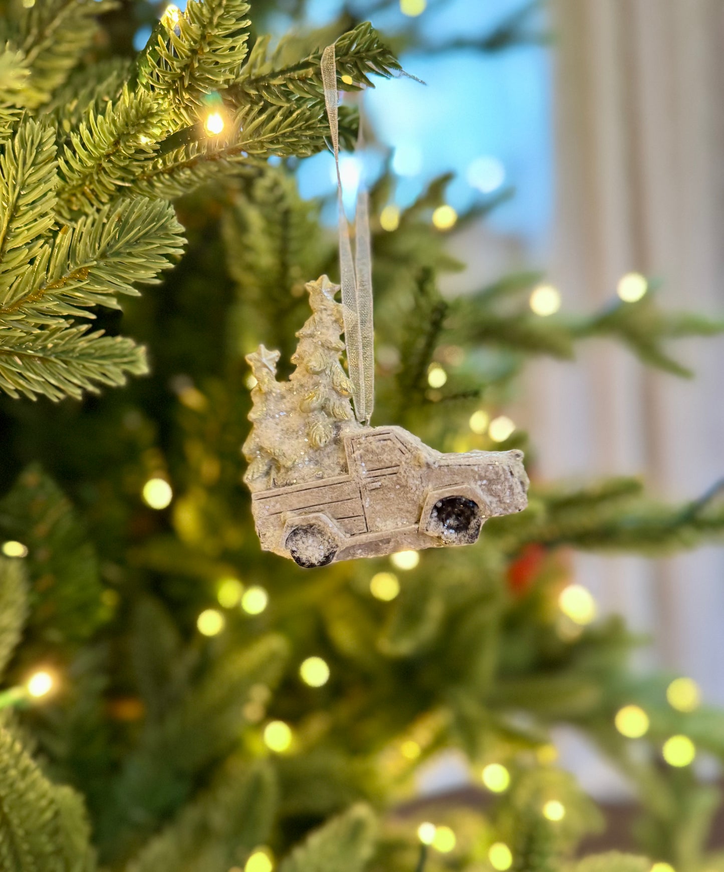 Car, Camper Van and Caravan Christmas Ornaments - Rustic Holiday Bauble