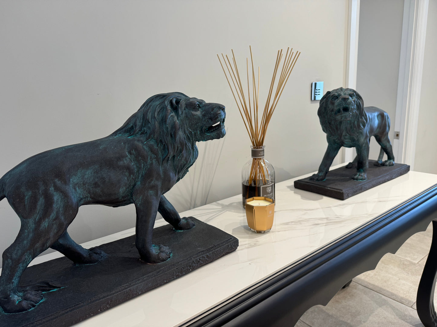 Ornamental Lions - Pair