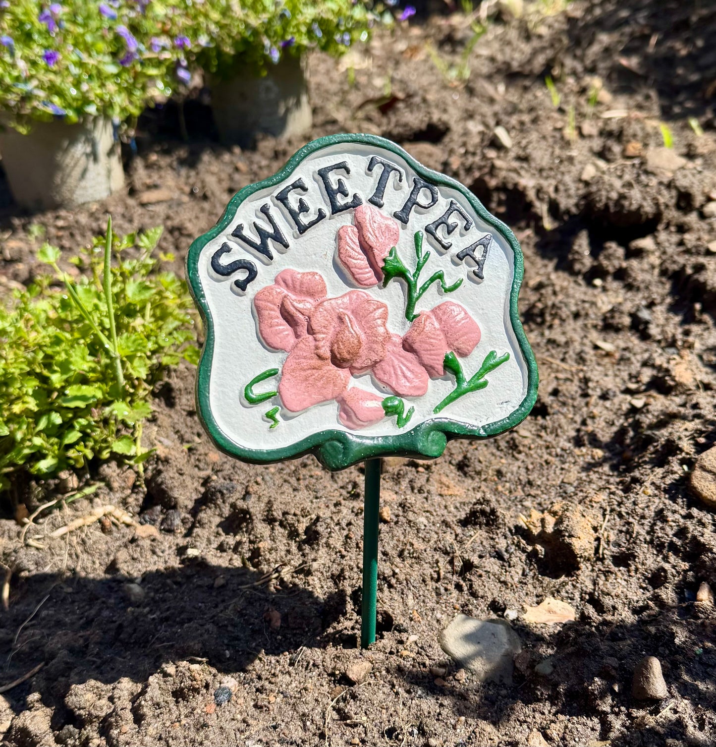 Cast Iron Marker Signs for Vegetables