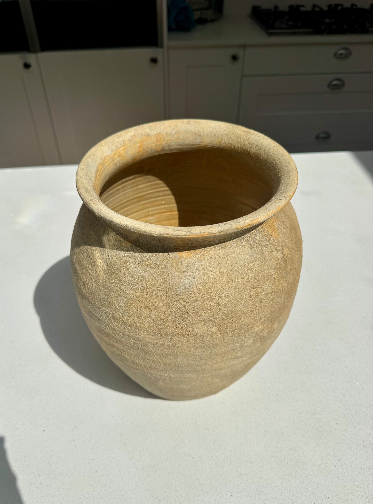 Large Rustic Terracotta Effect Vase