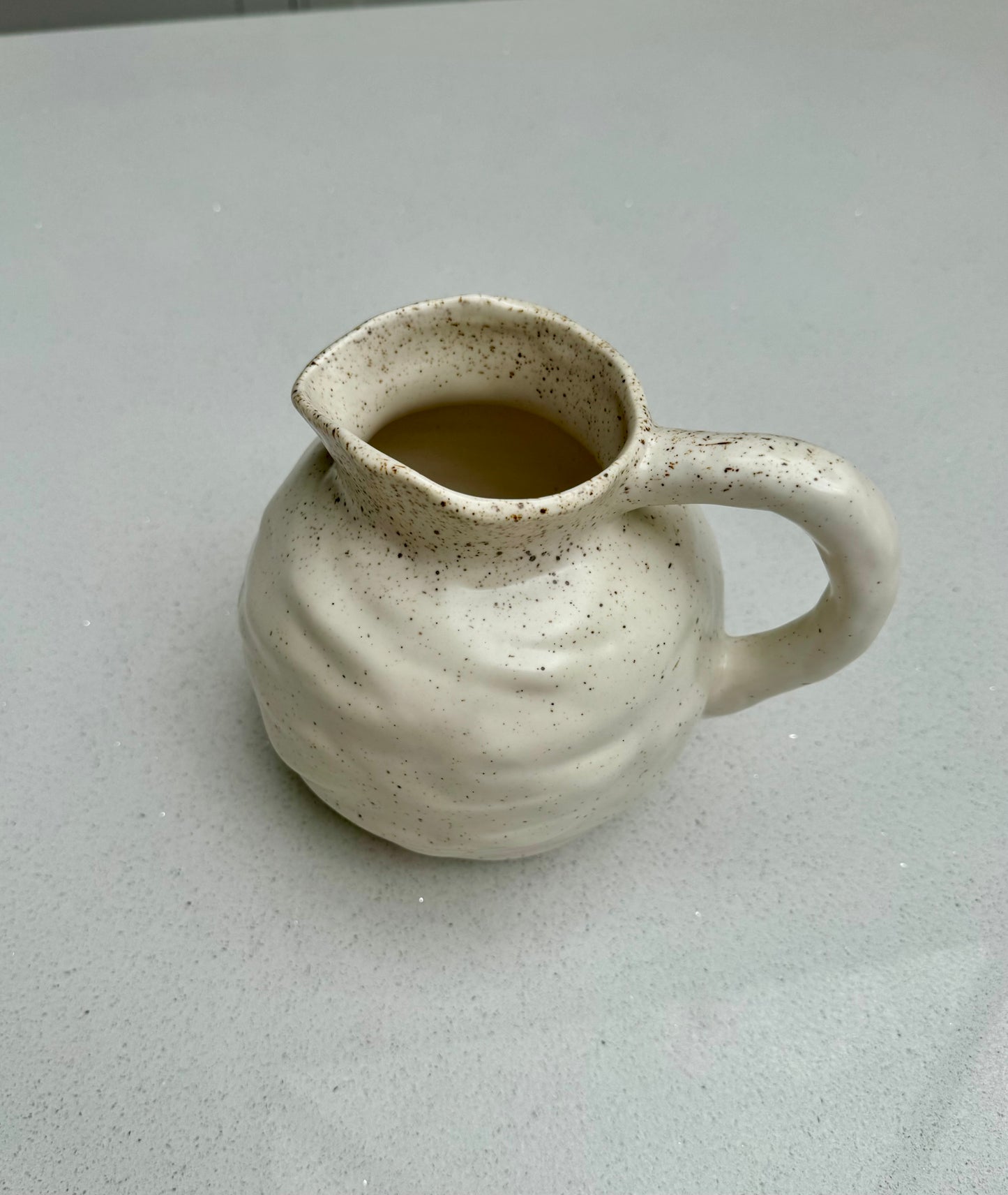 Handmade Speckled Ceramic Jug Vase