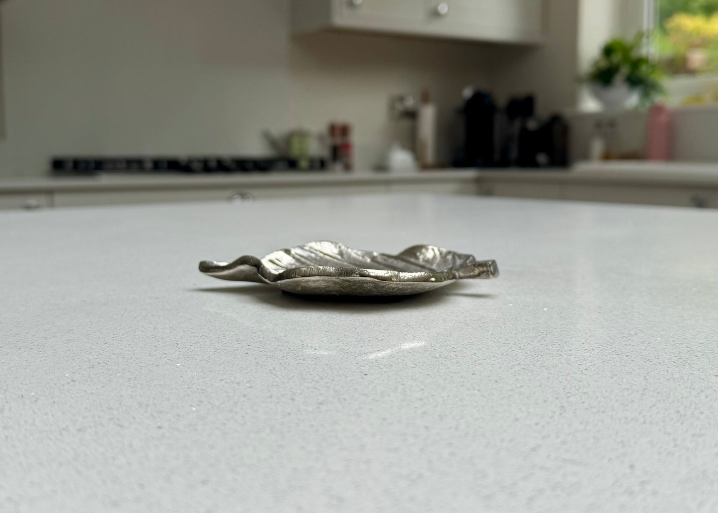Mini Decorative Leaf Bowl in Cast Aluminium