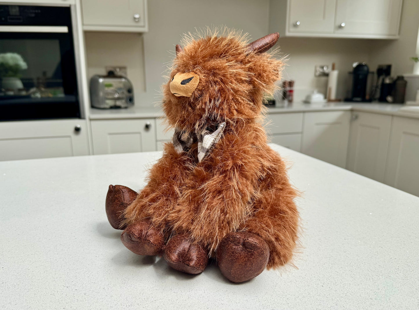 Highland Cow Doorstop with Dickie Bow
