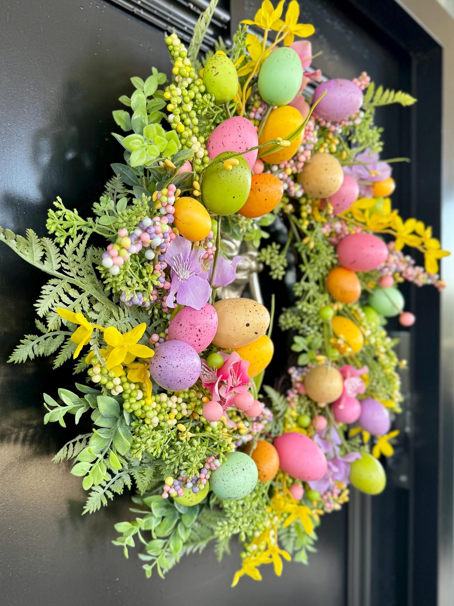 Easter Egg Floral Wreath - Extra Large - 55cm