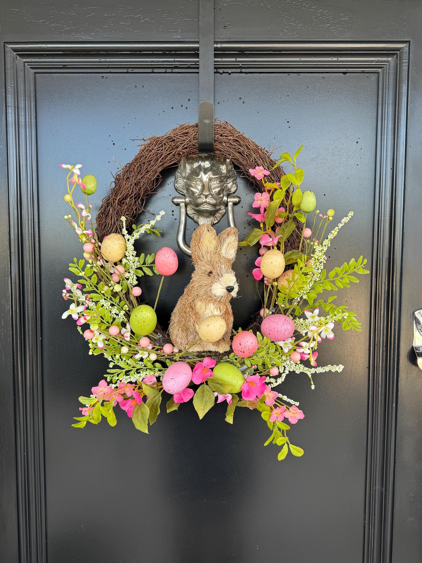 Easter Bunny Floral Wreath - 50cm