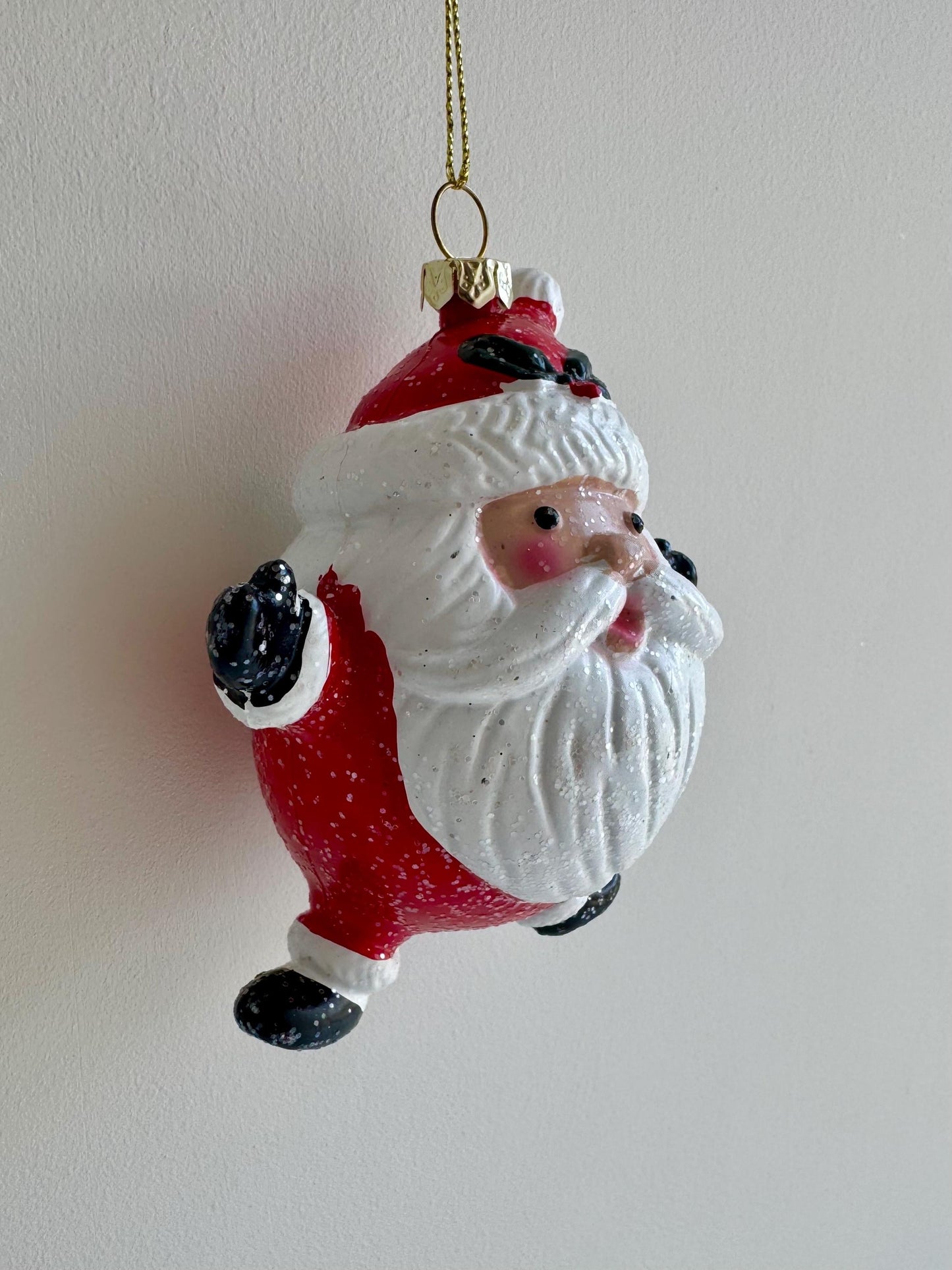 Santa Claus Christmas Bauble - Christmas Tree, Wreath, Decoration