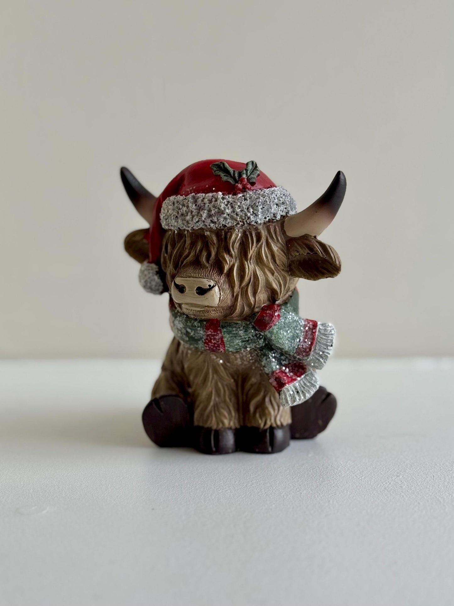 Highland Cow Christmas Ornaments