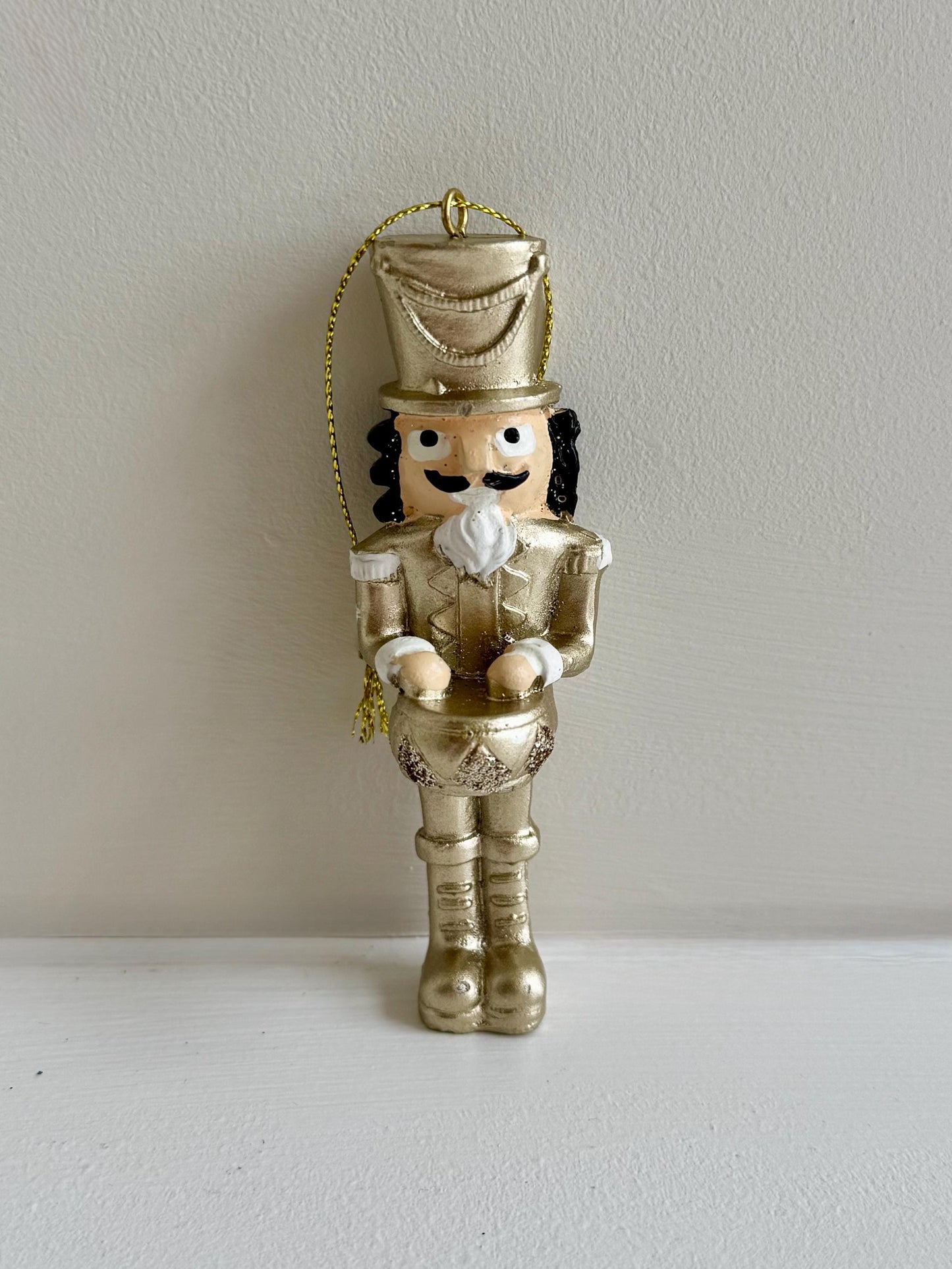Gold Nutcracker Tree Decoration