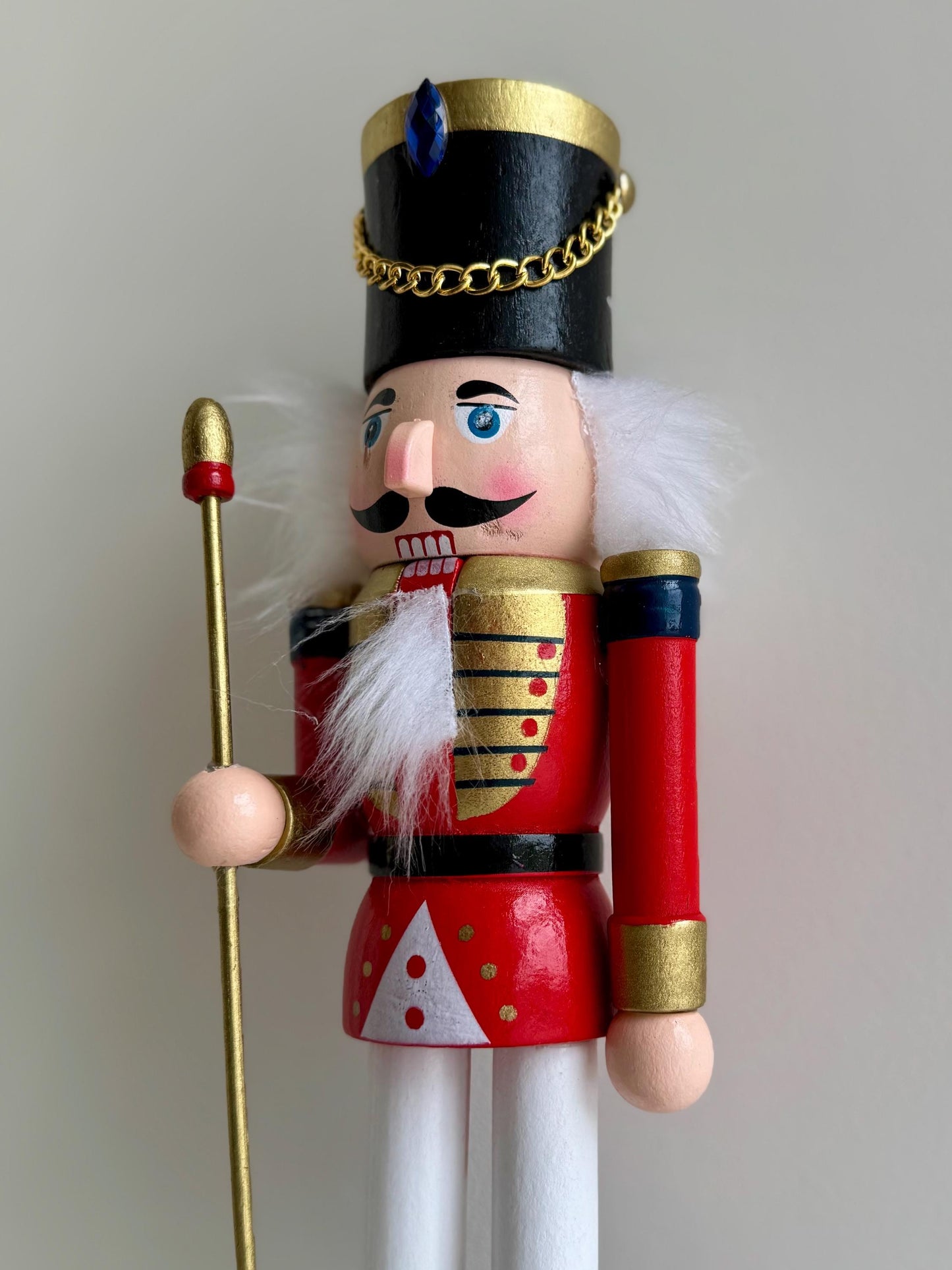 Hand Painted 25cm Classic Red Nutcracker