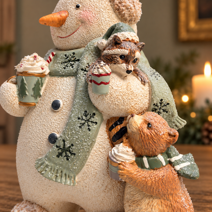 Snowman and Woodland Friends Christmas Ornament – 28cm