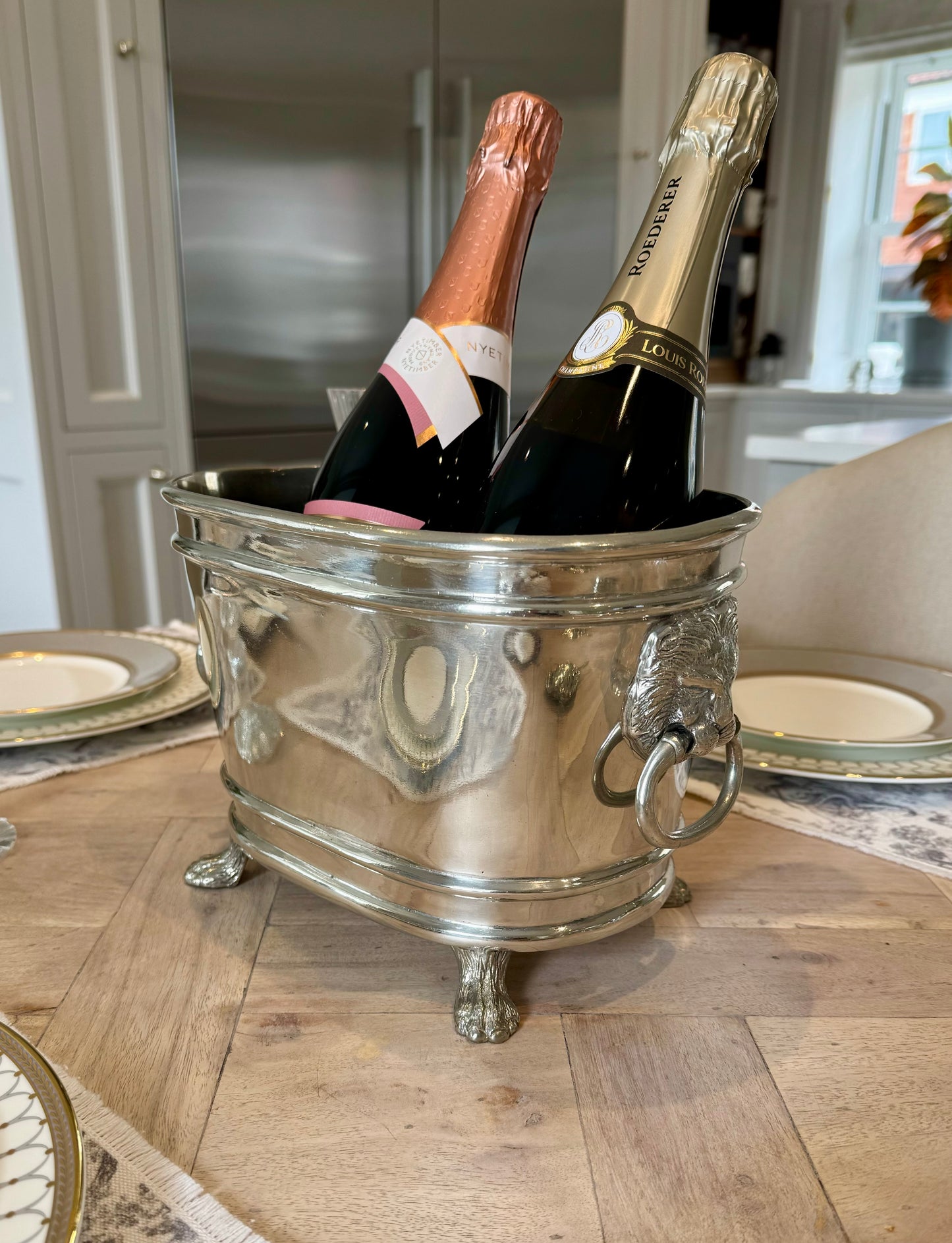 Lion Head Champagne Bucket - Medium