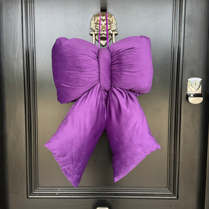 Elegant Plush Bow in Purple – Extra Large, Large, Medium – Large (35cm)