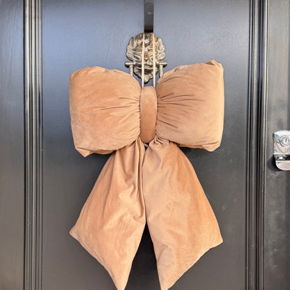Biscuit Velvet Bow