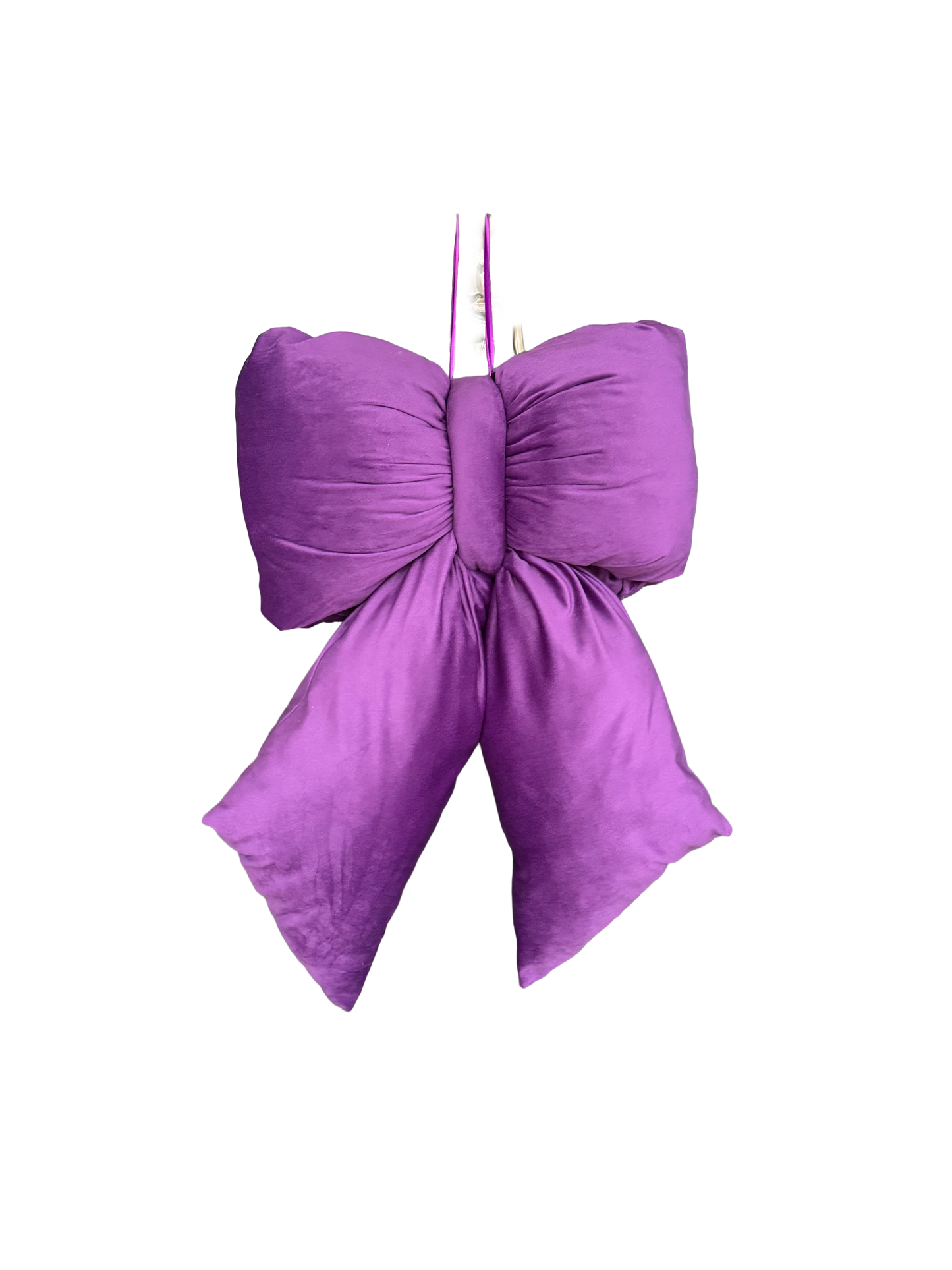 Elegant Plush Bow in Purple - Extra Large, Large, Medium
