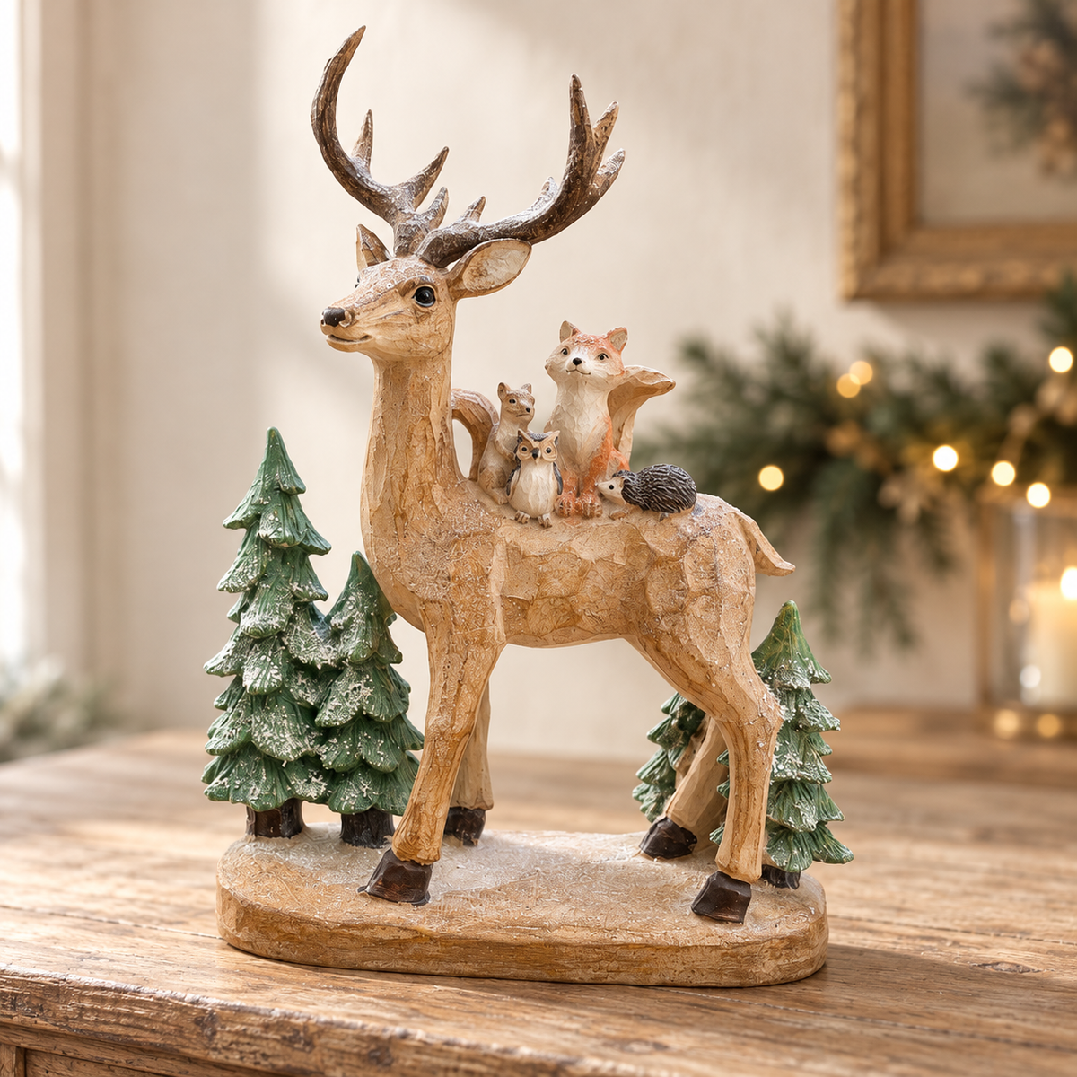 Forest Friends Deer Christmas Ornament – 28cm