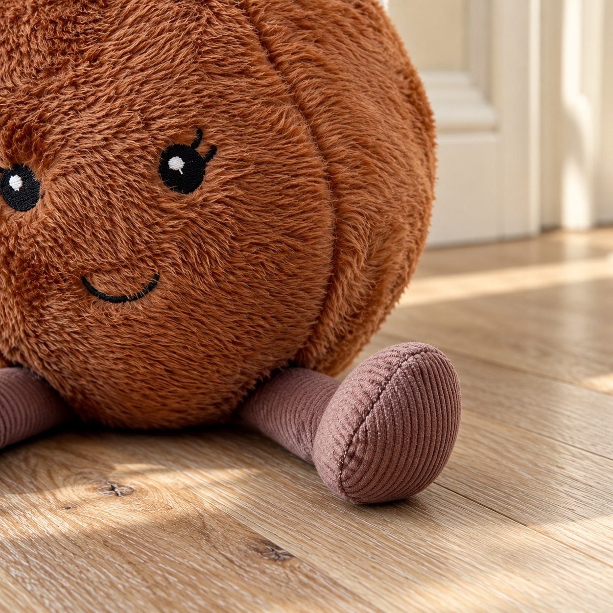 Plush Christmas Pudding Doorstop 28cm