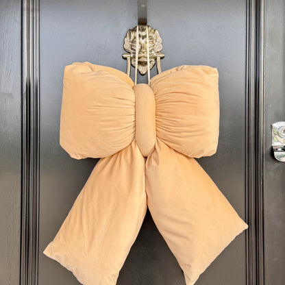 Cream Velvet Bow