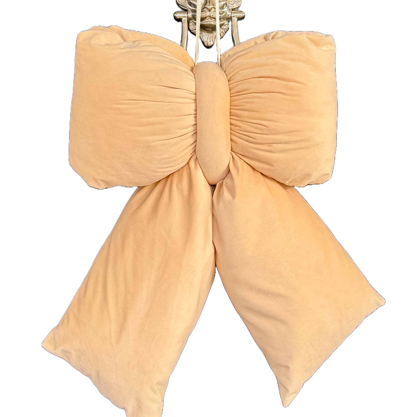 Cream Velvet Bow