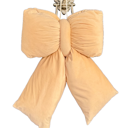 Cream Velvet Bow