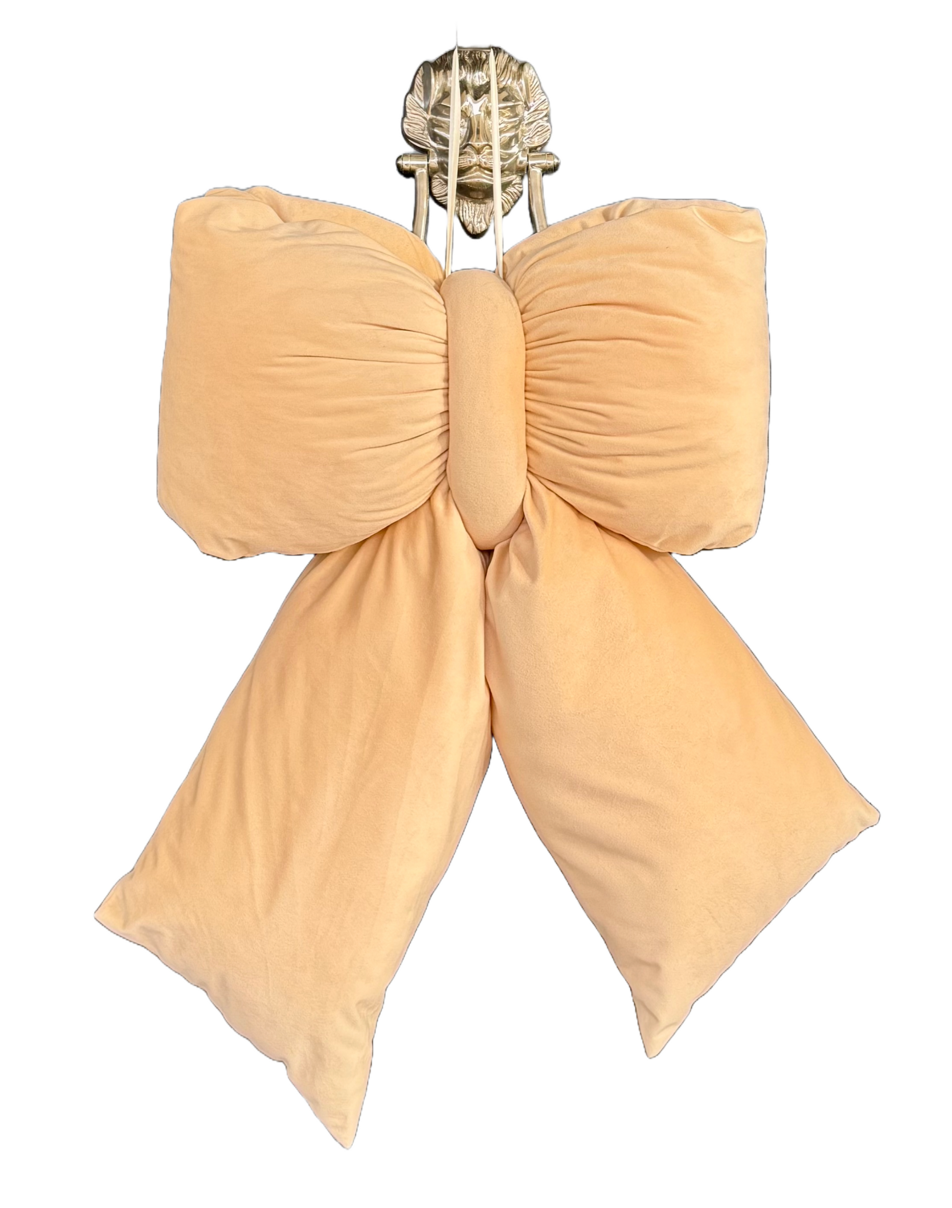 Cream Velvet Bow