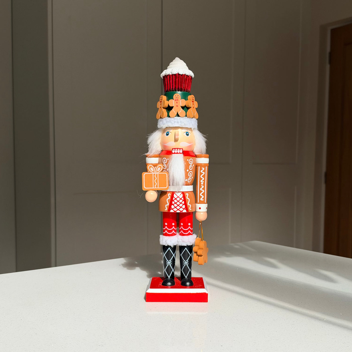 The Gingerbread Baker – Handmade Wooden Christmas Nutcracker, 36cm