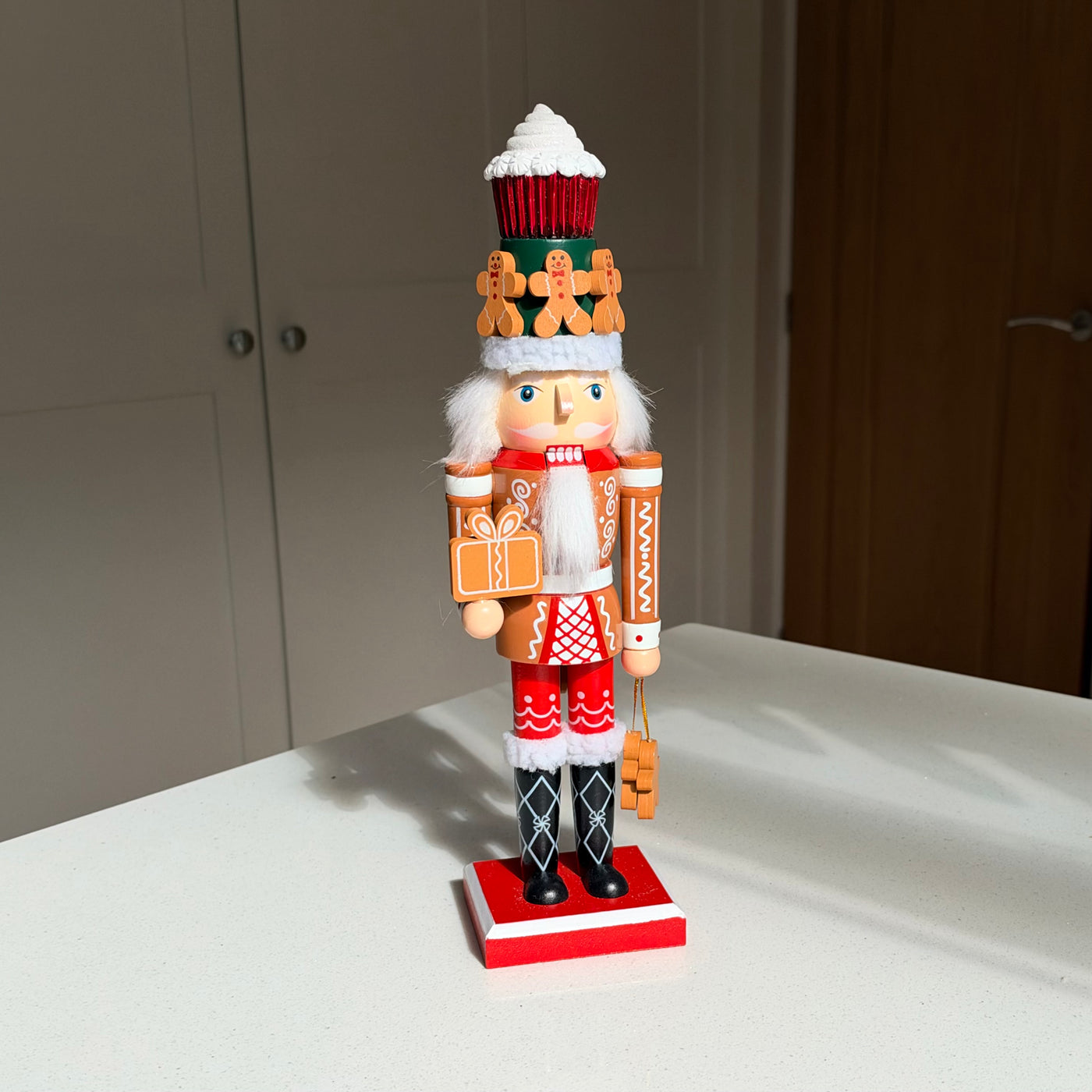 The Gingerbread Baker – Handmade Wooden Christmas Nutcracker, 36cm