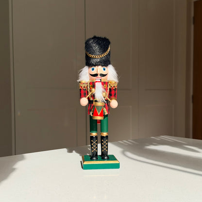 The Tartan Drummer – Handmade Wooden Nutcracker, 25cm