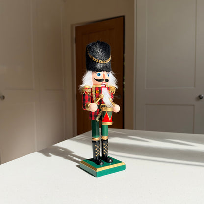 The Tartan Drummer – Handmade Wooden Nutcracker, 25cm