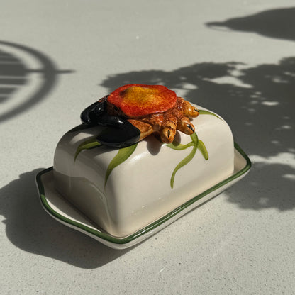 Crab Ceramic Butter Dish – 17cm