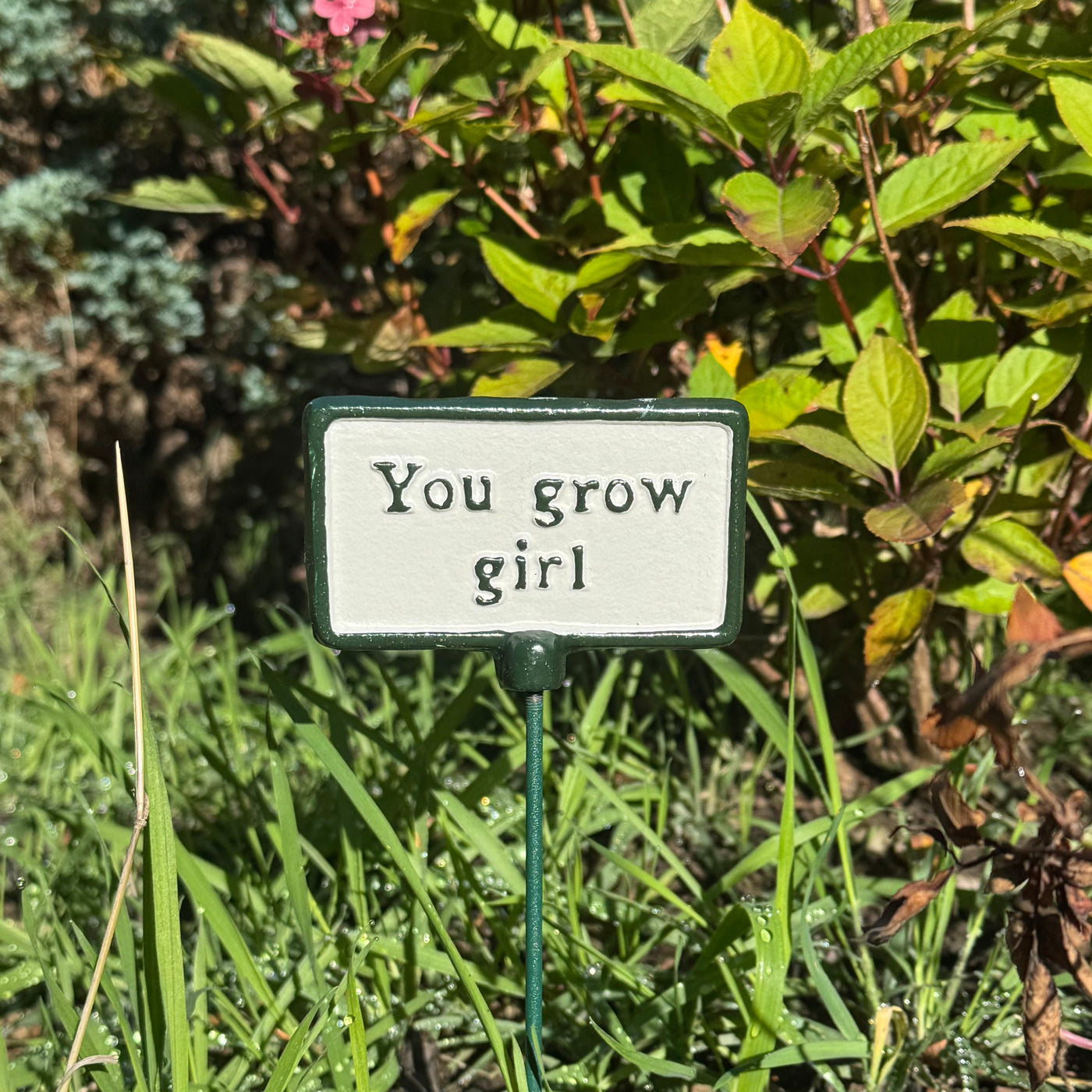 You Grow Girl Decorative Plant Stake – 18cm