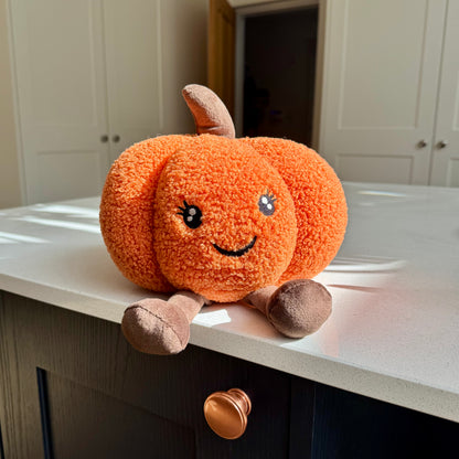 Plush Pumpkin Doorstop - 25cm