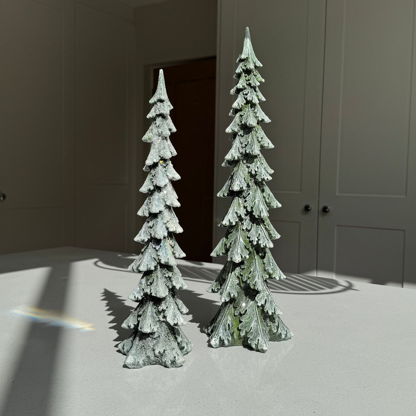 Slim Frosted Forest Christmas Tree – 39cm or 47cm