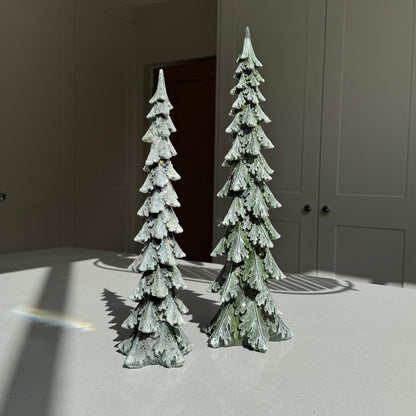 Slim Frosted Forest Christmas Tree – 39cm or 47cm