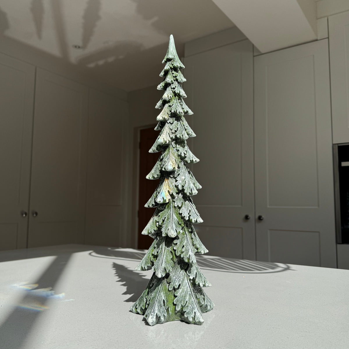 Slim Frosted Forest Christmas Tree – 39cm or 47cm