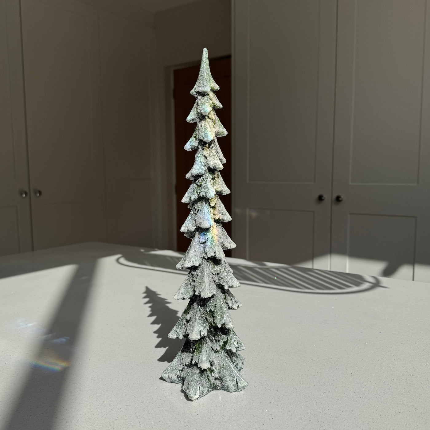 Slim Frosted Forest Christmas Tree – 39cm or 47cm