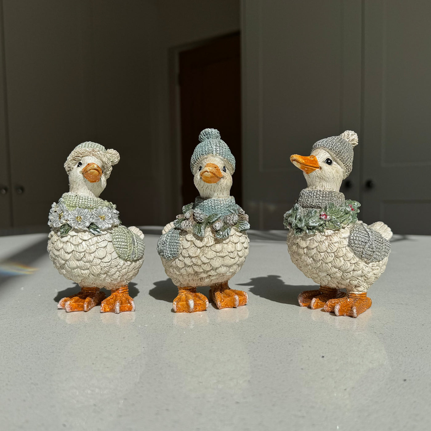 Winter Woodland Duck Christmas Ornament – Three Colours