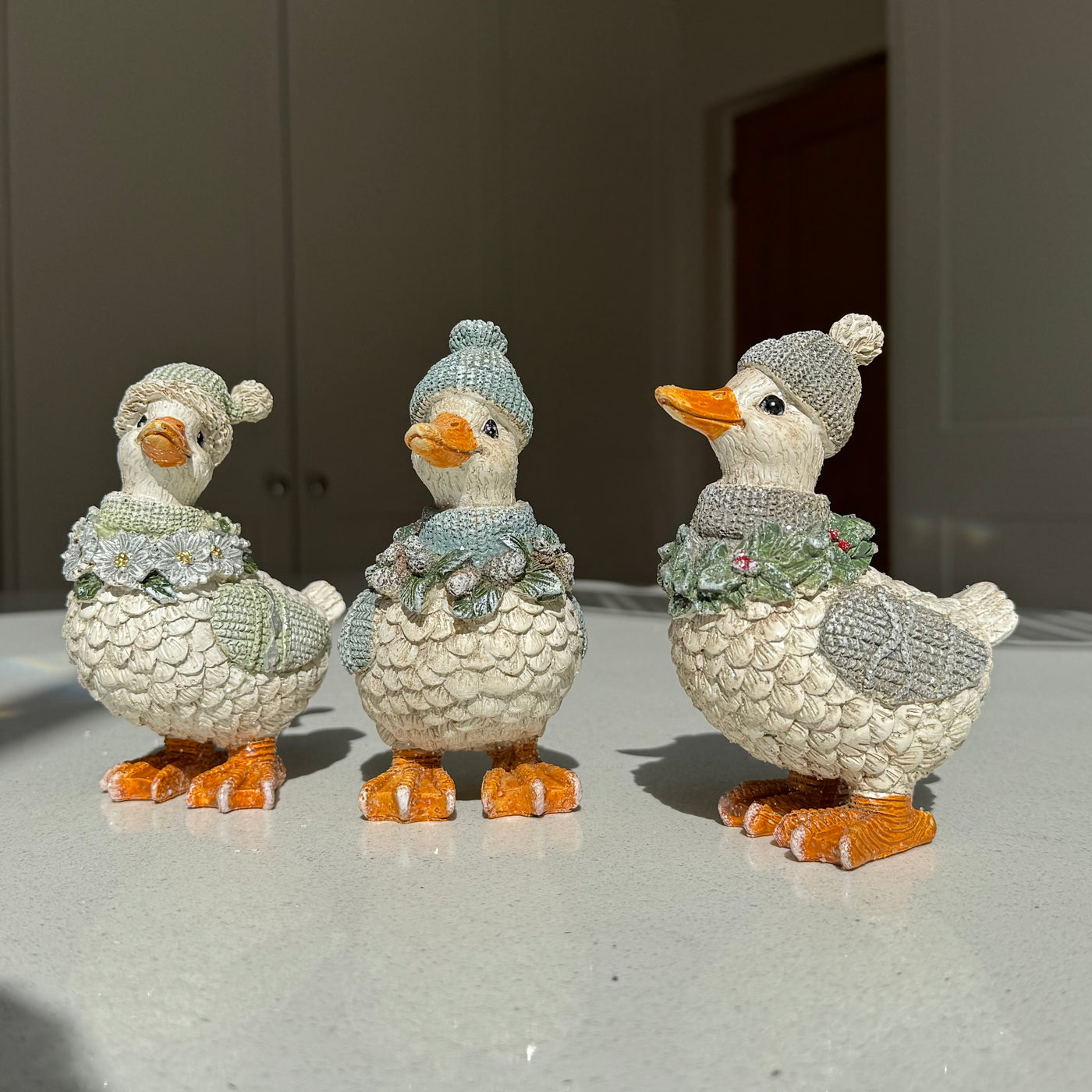 Winter Woodland Duck Christmas Ornament – Three Colours
