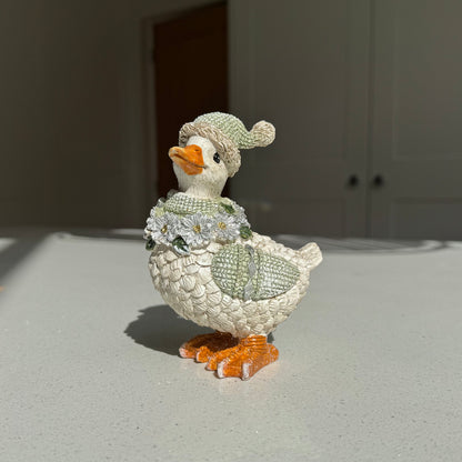 Winter Woodland Duck Christmas Ornament – Three Colours
