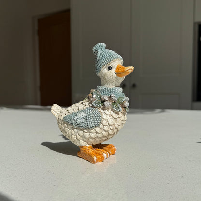 Winter Woodland Duck Christmas Ornament – Three Colours