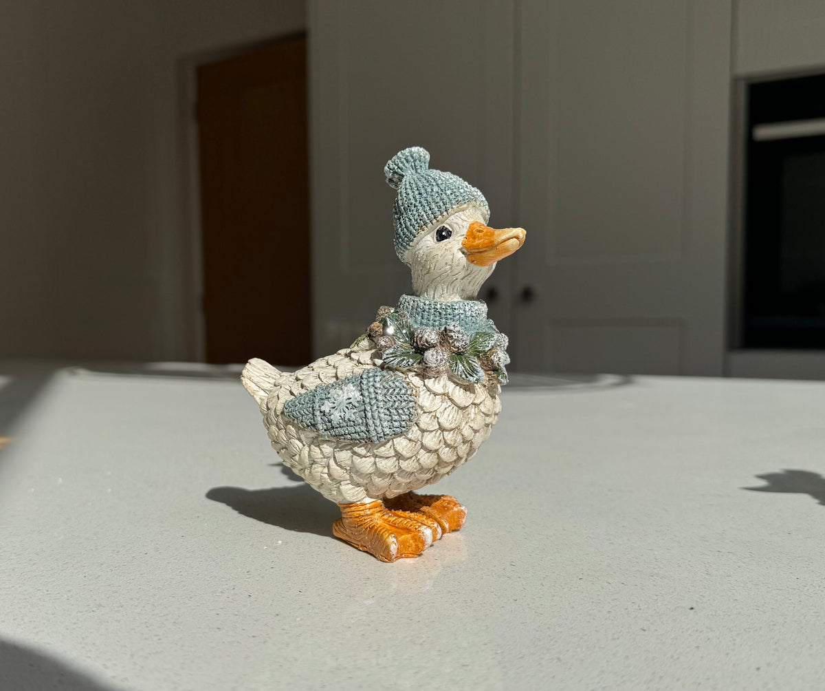 Winter Woodland Duck Christmas Ornament – Three Colours