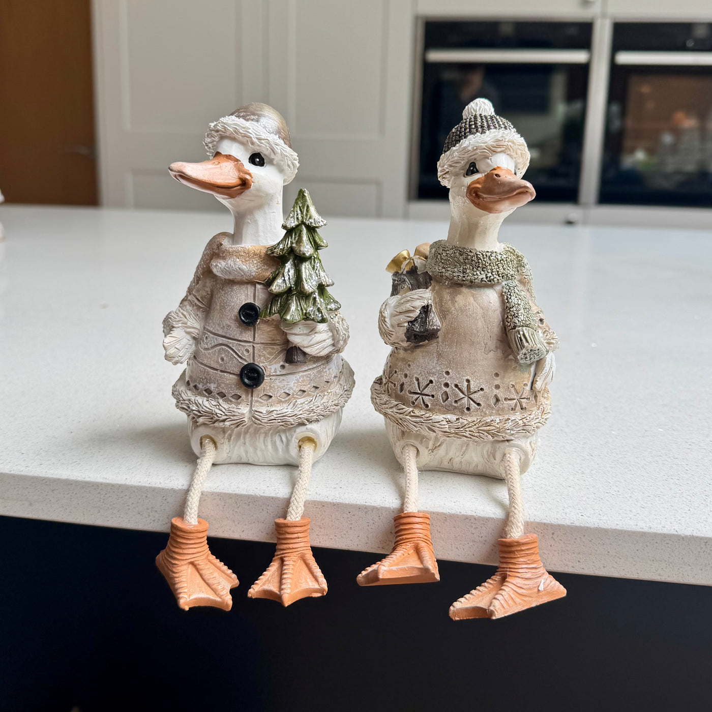 Festive Dangly Leg Duck Ornament – Christmas Tree or Present Sack