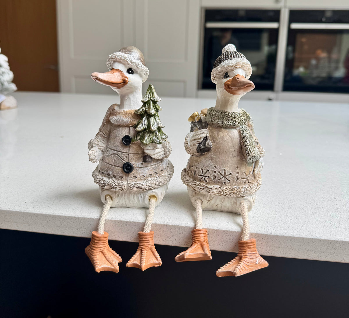 Festive Dangly Leg Duck Ornament – Christmas Tree or Present Sack