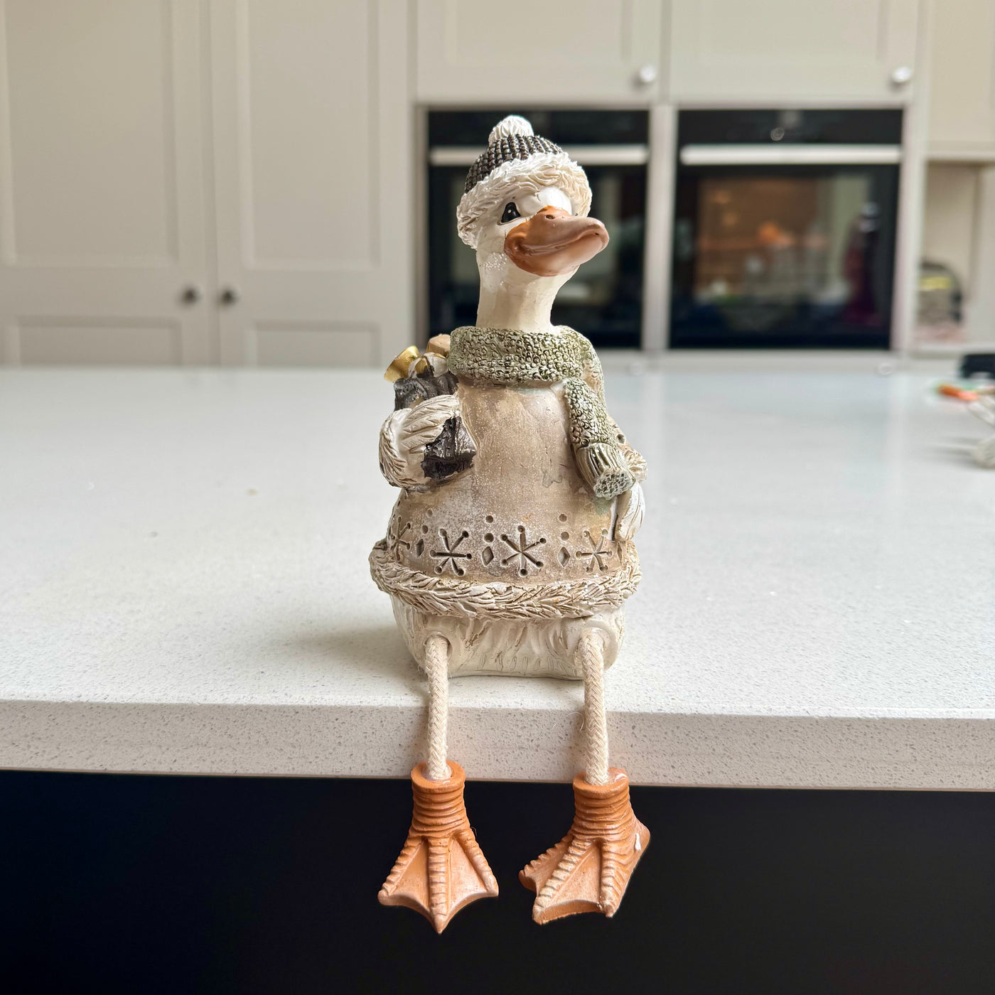 Festive Dangly Leg Duck Ornament – Christmas Tree or Present Sack