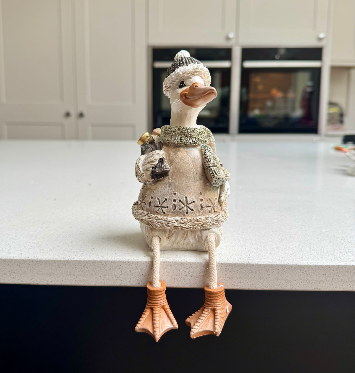 Festive Dangly Leg Duck Ornament – Christmas Tree or Present Sack