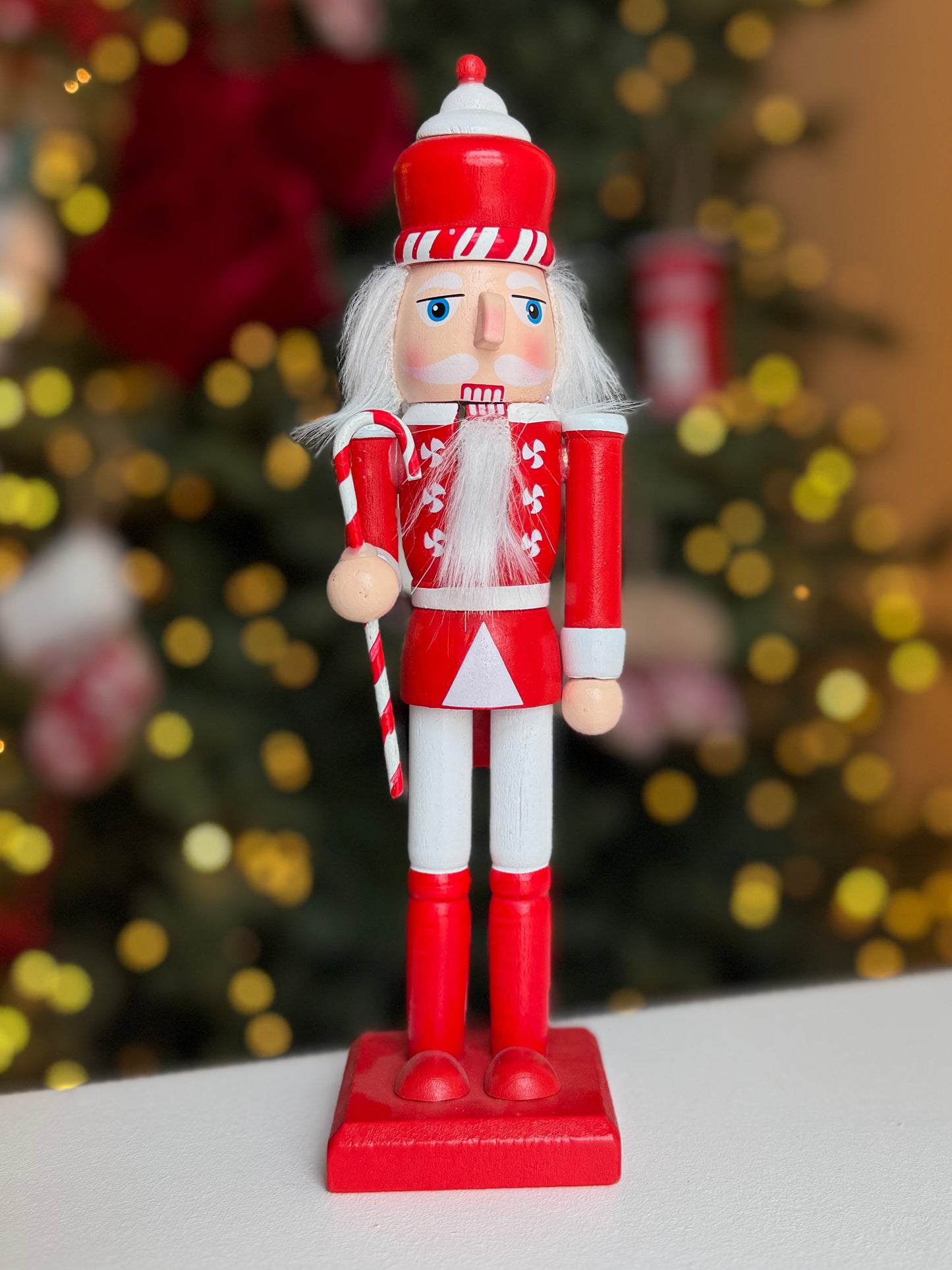 Hand Painted Wooden Christmas Nutcracker - 22cm