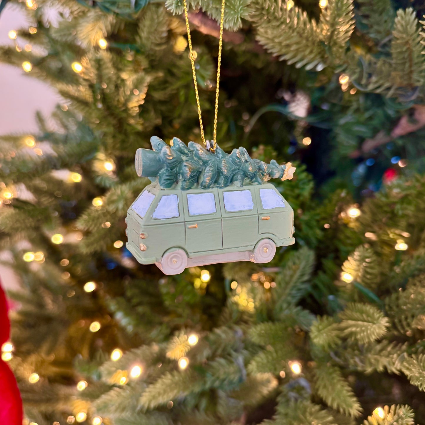 Car, Camper Van and Caravan Christmas Ornaments - Rustic Holiday Bauble