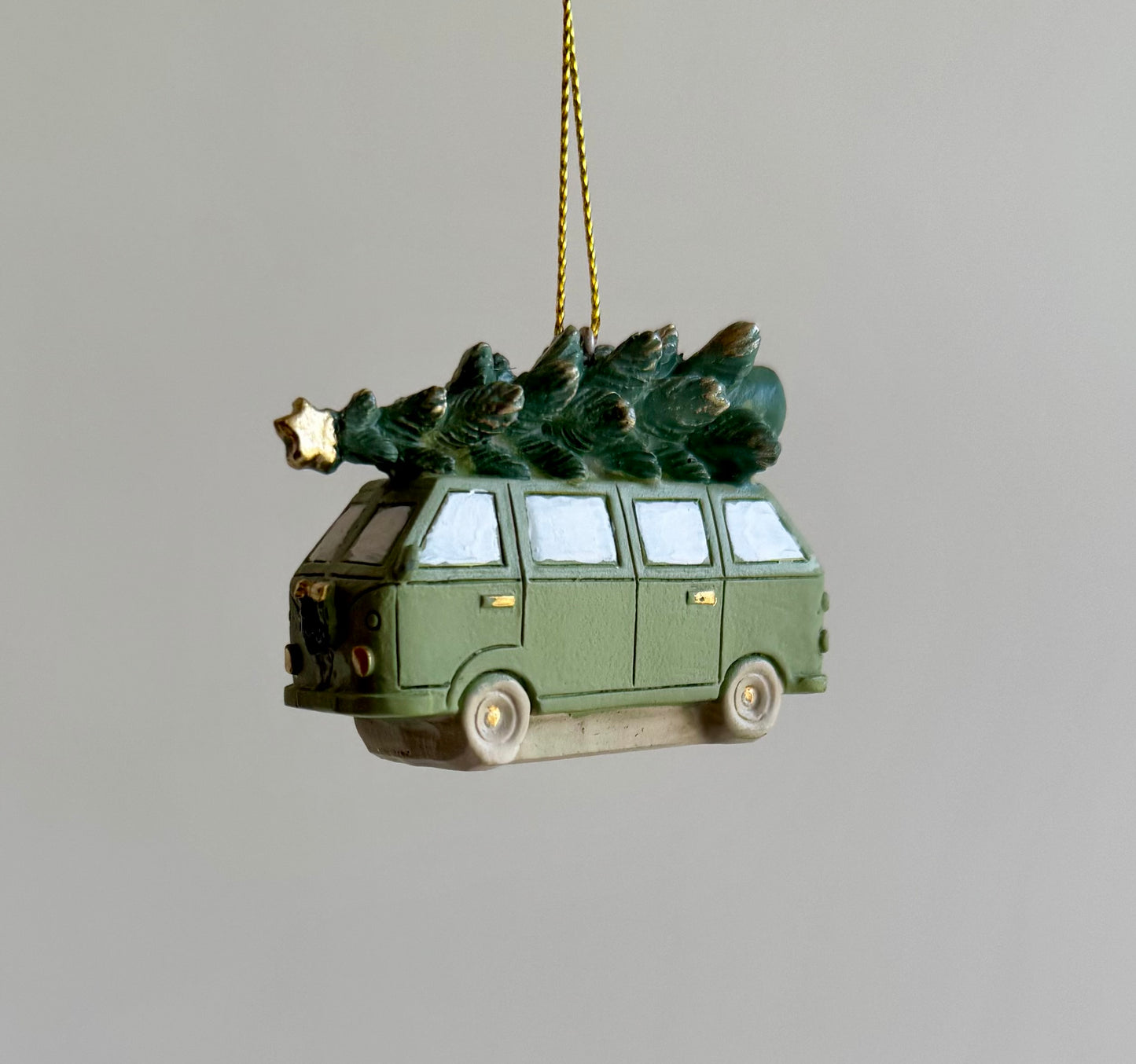 Car, Camper Van and Caravan Christmas Ornaments - Rustic Holiday Bauble