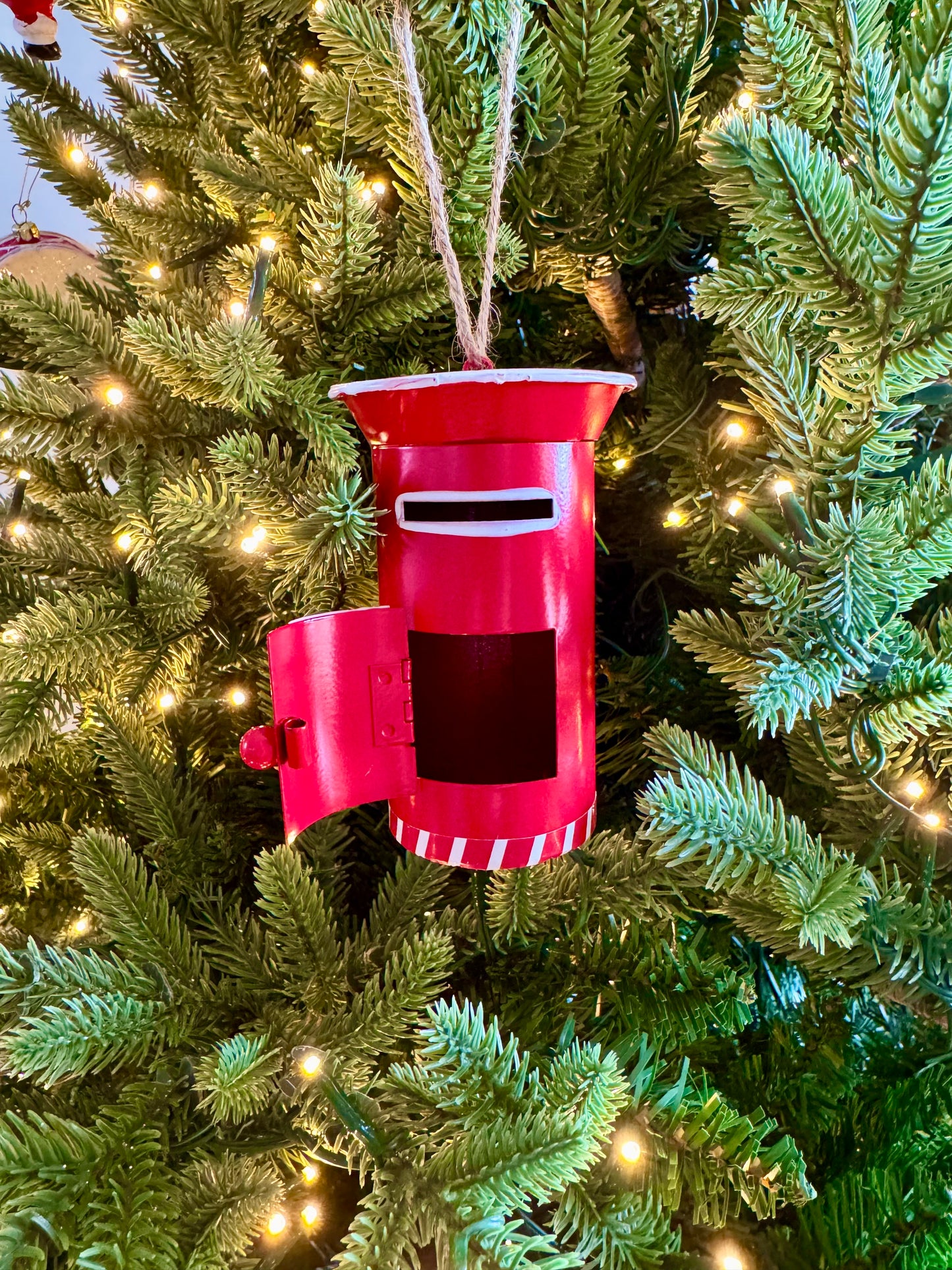 Letters to Santa Christmas Postbox Bauble