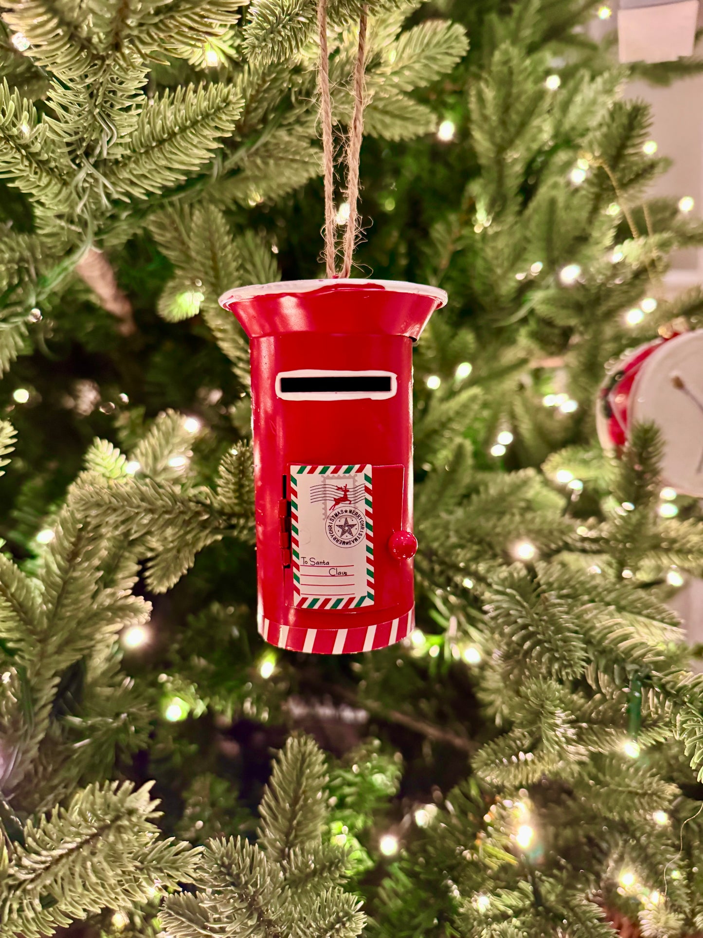 Letters to Santa Christmas Postbox Bauble